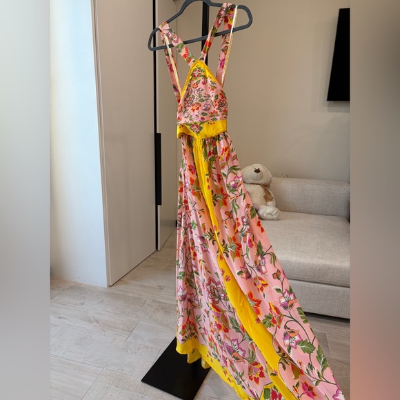 FARM Rio Beauty Scarf Maxi Halter Dress - Exclusive - Picture 8 of 13